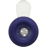 Thick Ass Glass Pinched Screen Bong Slide w/ Handle - Heat-Resistant Quartz