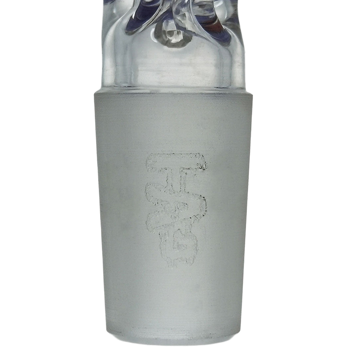 Thick Ass Glass Pinched Screen Bong Slide w/ Handle - Heat-Resistant Quartz