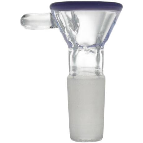 Thick Ass Glass Pinched Screen Bong Slide w/ Handle - Heat-Resistant Quartz