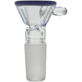Thick Ass Glass Pinched Screen Bong Slide w/ Handle - Heat-Resistant Quartz