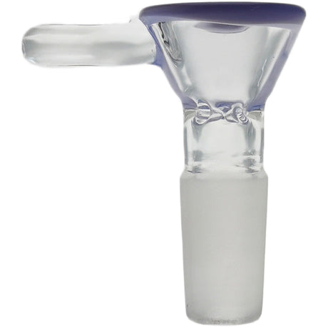 Thick Ass Glass Pinched Screen Bong Slide w/ Handle - Heat-Resistant Quartz