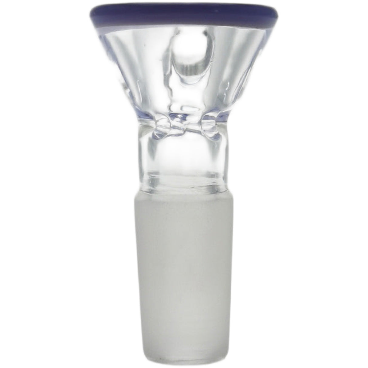 Thick Ass Glass Pinched Screen Bong Slide w/ Handle - Heat-Resistant Quartz