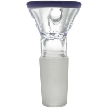 Thick Ass Glass Pinched Screen Bong Slide w/ Handle - Heat-Resistant Quartz