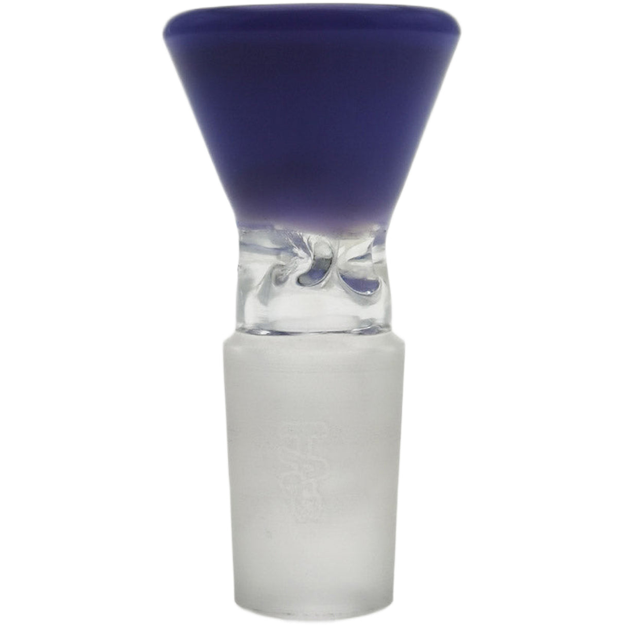 Thick Ass Glass Pinched Screen Bong Slide w/ Handle - Heat-Resistant Quartz