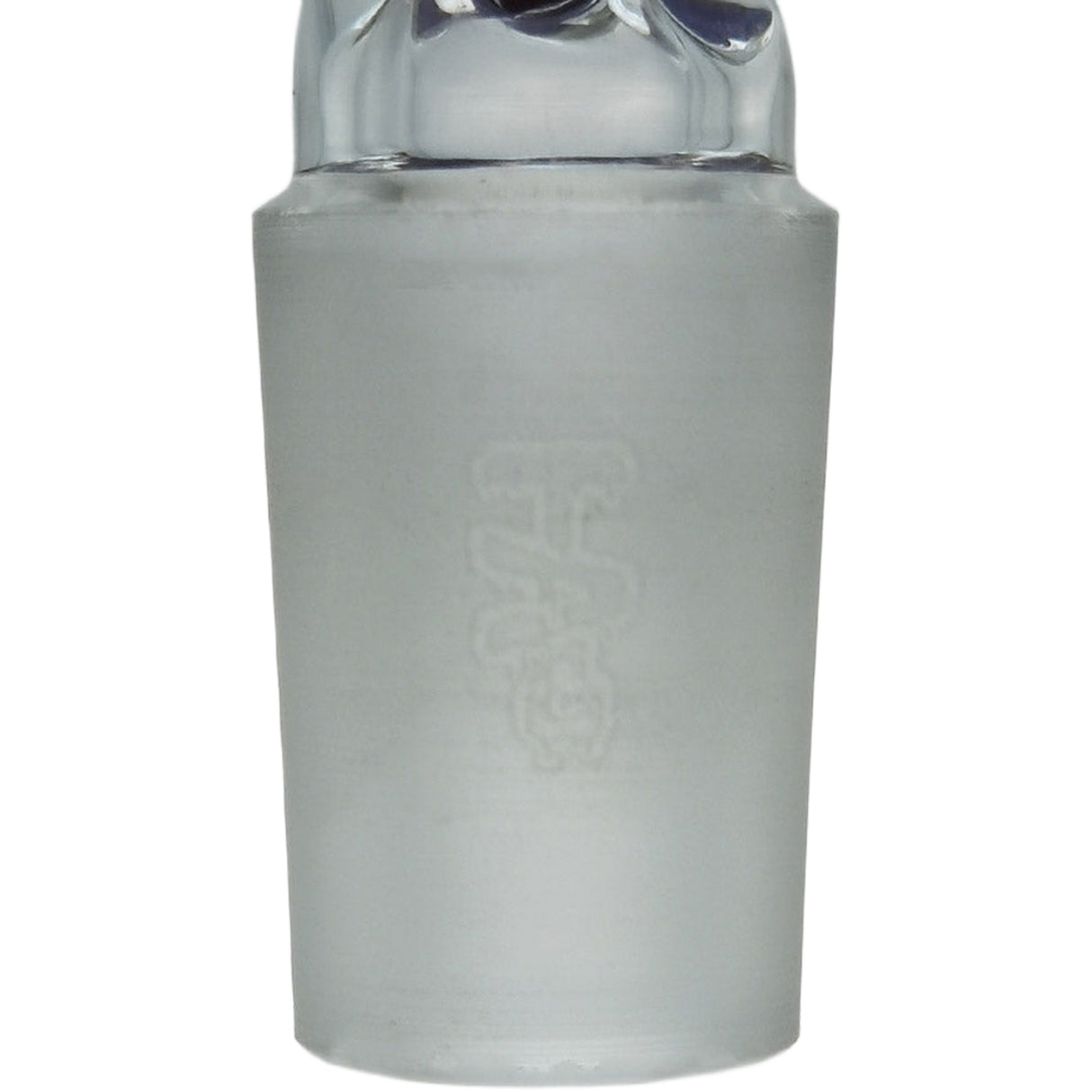 Thick Ass Glass Pinched Screen Bong Slide w/ Handle - Heat-Resistant Quartz