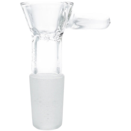 Thick Ass Glass Pinched Screen Bong Slide w/ Handle - Heat-Resistant Quartz
