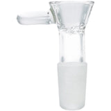 Thick Ass Glass Pinched Screen Bong Slide w/ Handle - Heat-Resistant Quartz