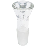 Thick Ass Glass Pinched Screen Bong Slide w/ Handle - Heat-Resistant Quartz