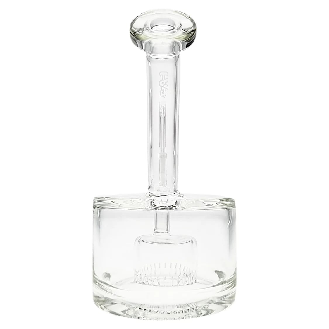 Thick Ass Glass 6.5" Super Slit Froth Puck Dab Rig w/ Showerhead Percolator