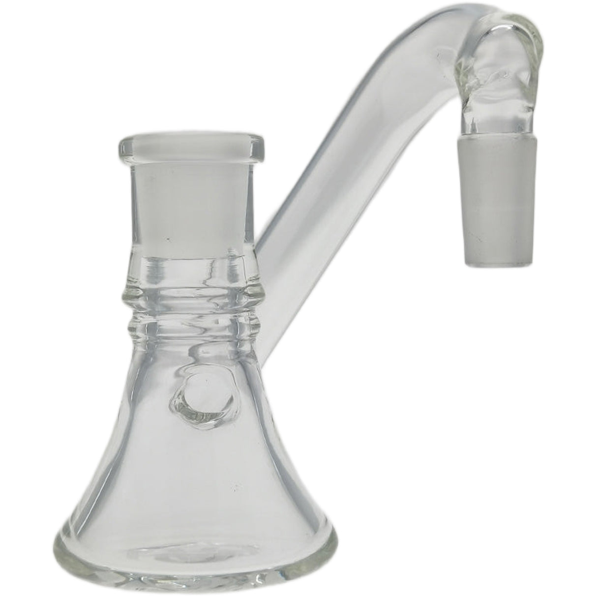 Thick Ass Glass Quartz Ash Catcher & Drop Down Adapter - Dual Size