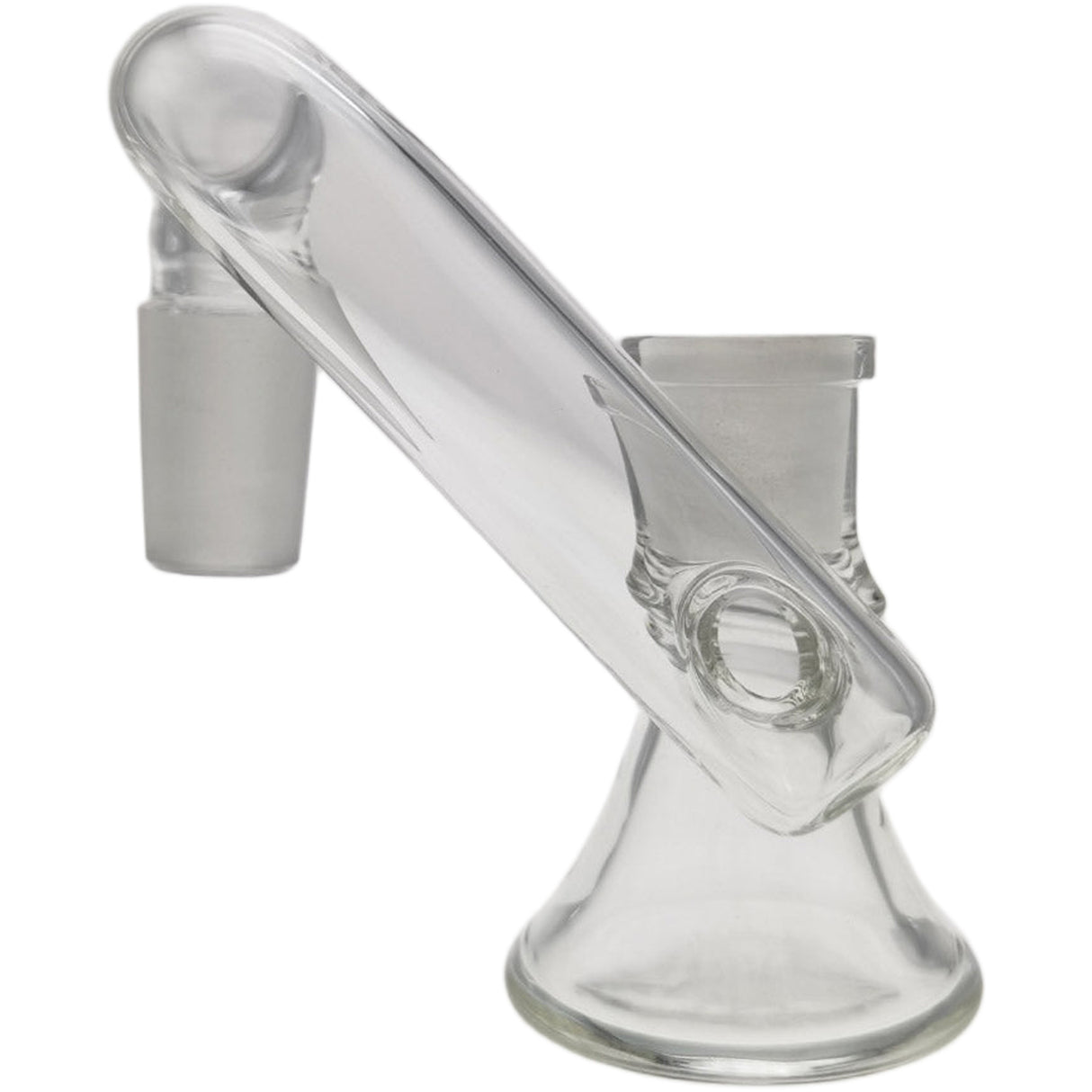 Thick Ass Glass Quartz Ash Catcher & Drop Down Adapter - Dual Size