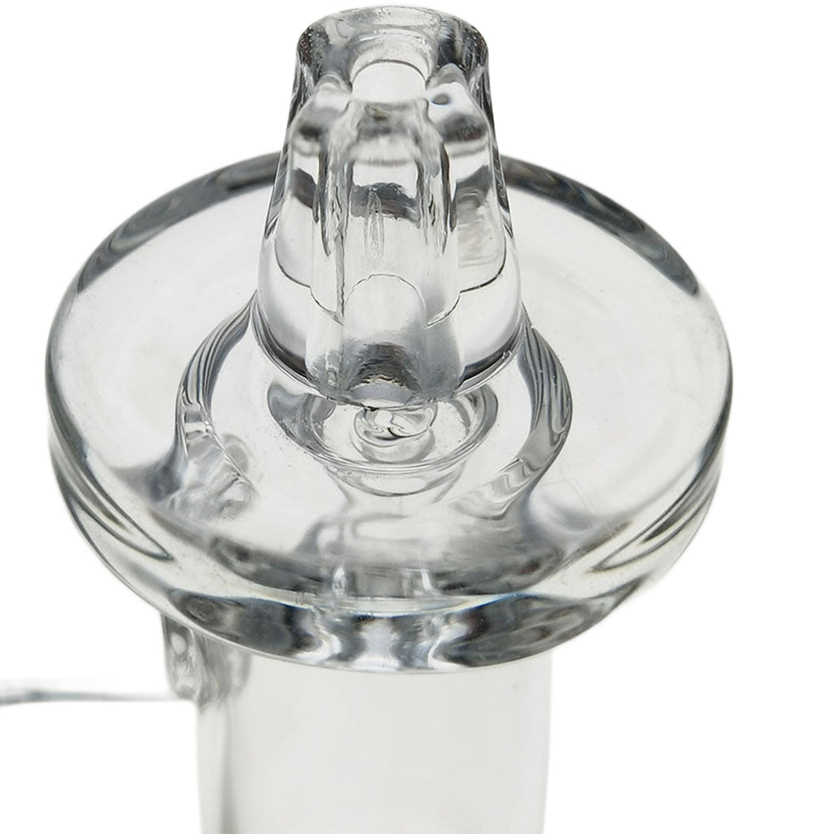 Thick Ass Glass Quartz Carb Cap w/ Directional Air-Flow & Handle