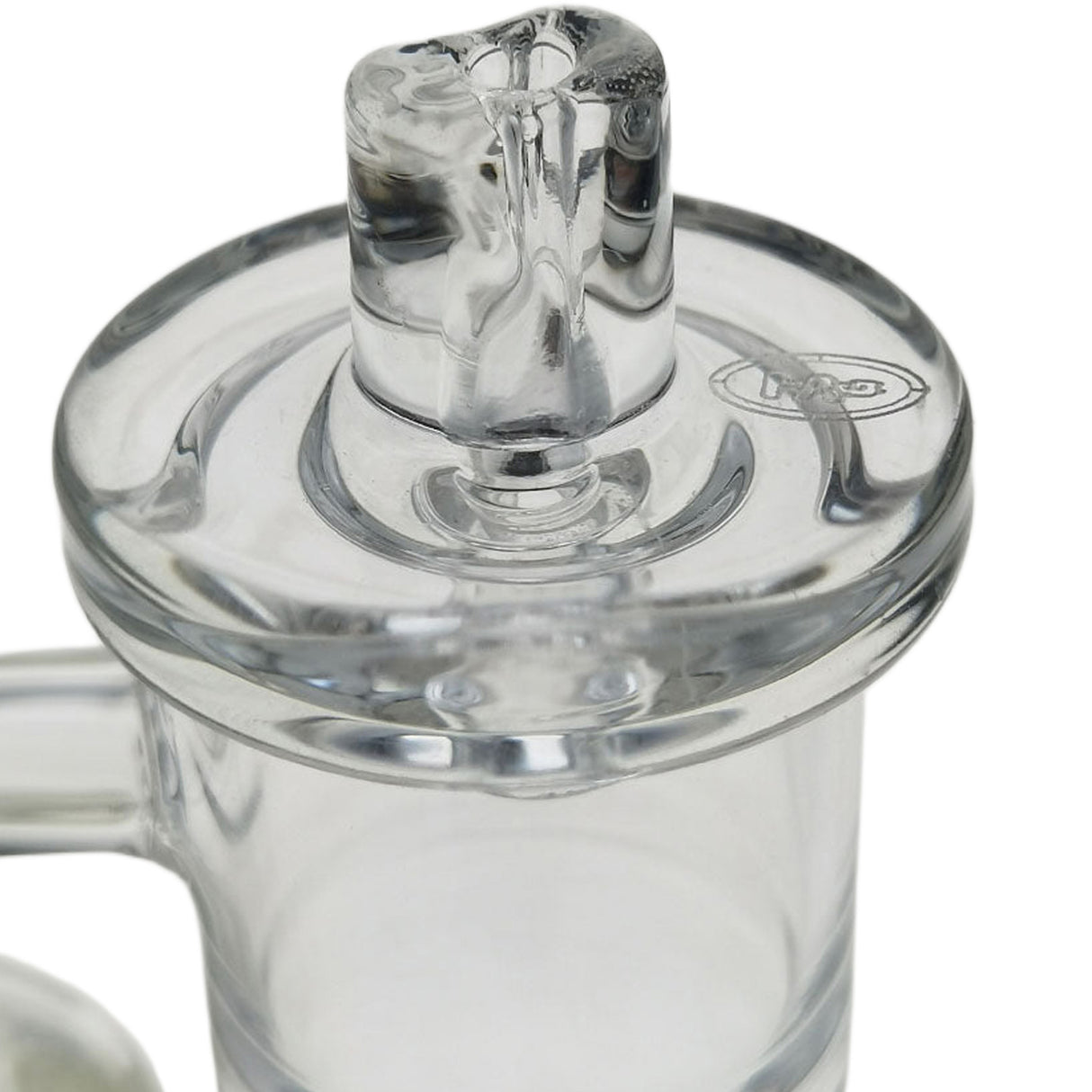 Thick Ass Glass Quartz Carb Cap w/ Directional Air-Flow & Handle