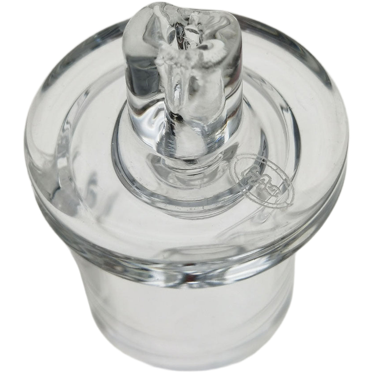 Thick Ass Glass Quartz Carb Cap w/ Directional Air-Flow & Handle