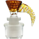 Thick Ass Glass Quartz Horn Handle Slide | 14-19mm Bong Accessory