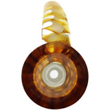 Thick Ass Glass Quartz Horn Handle Slide | 14-19mm Bong Accessory