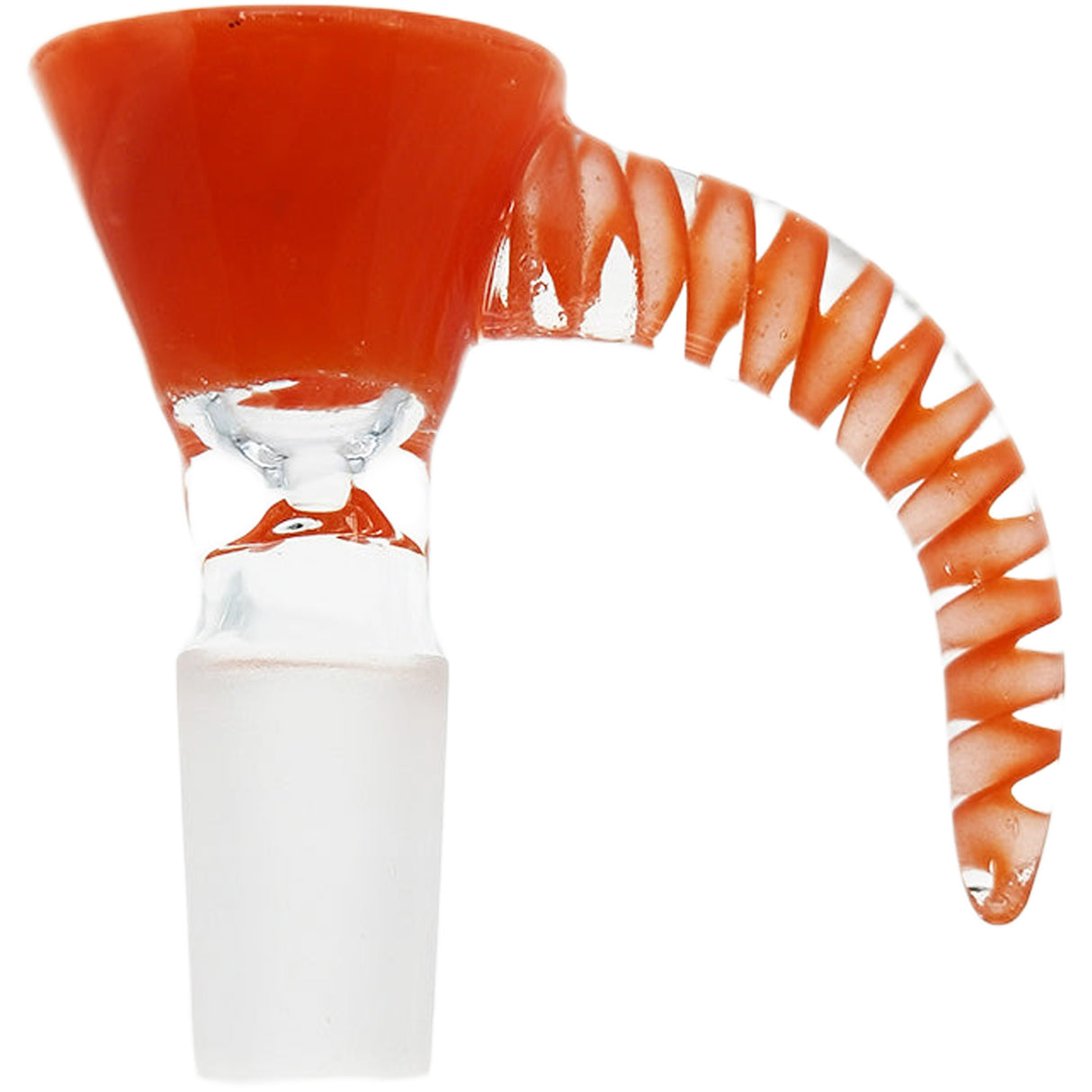 Thick Ass Glass Quartz Horn Handle Slide | 14-19mm Bong Accessory