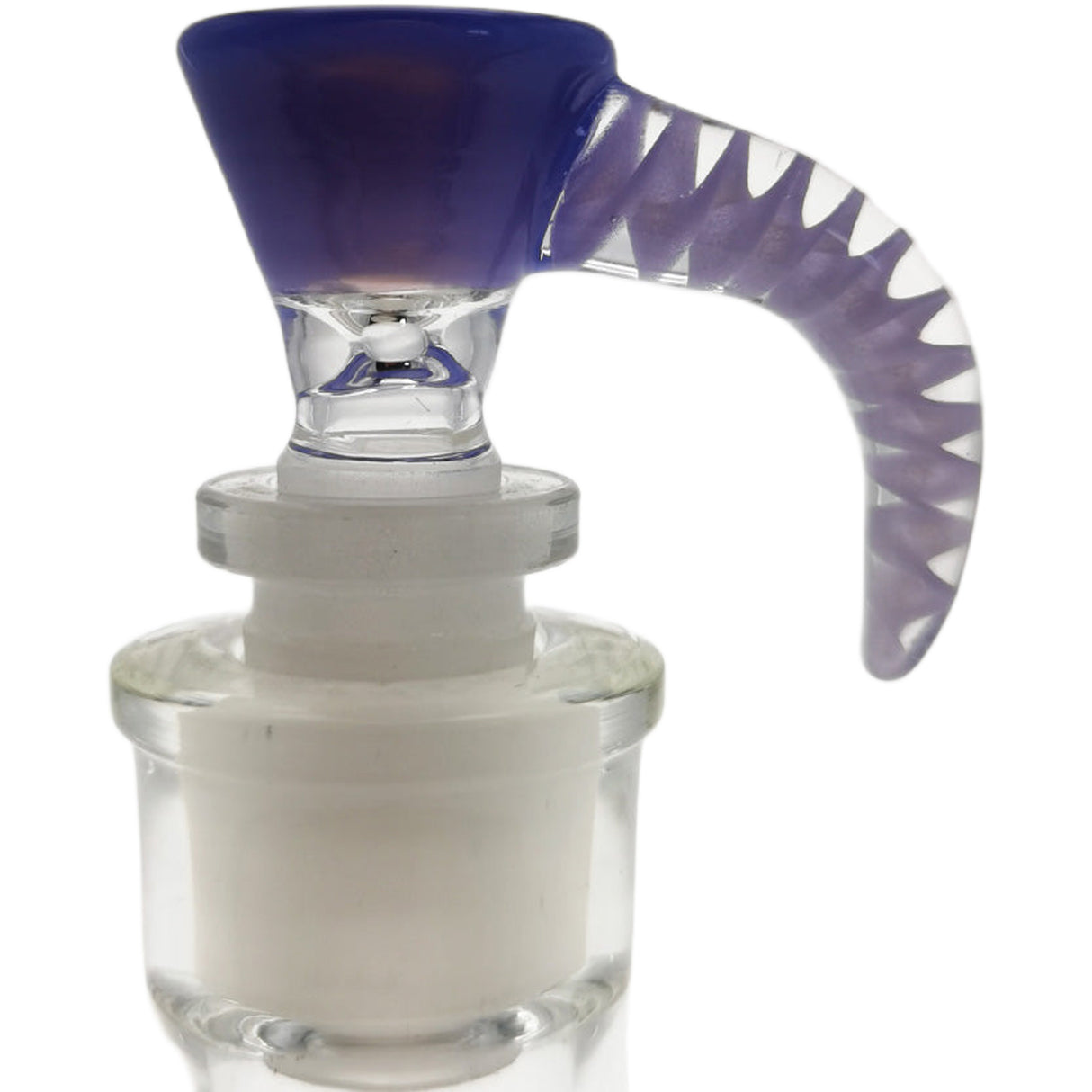 Thick Ass Glass Quartz Horn Handle Slide | 14-19mm Bong Accessory