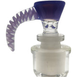 Thick Ass Glass Quartz Horn Handle Slide | 14-19mm Bong Accessory