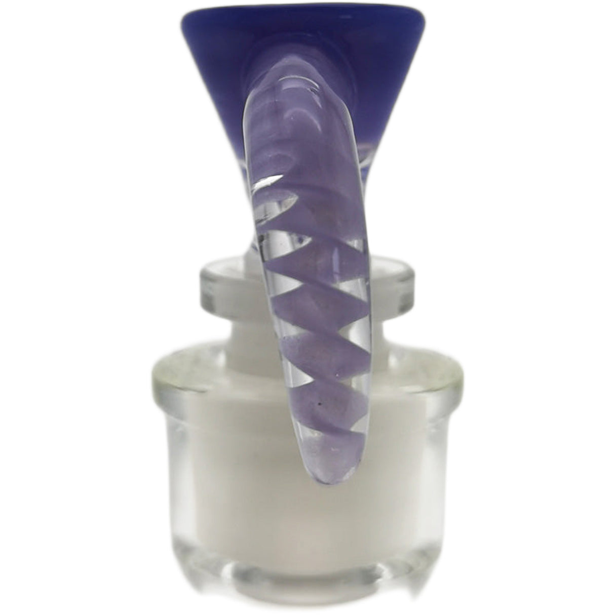 Thick Ass Glass Quartz Horn Handle Slide | 14-19mm Bong Accessory