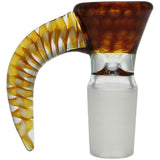 Thick Ass Glass Quartz Horn Handle Slide | 14-19mm Bong Accessory
