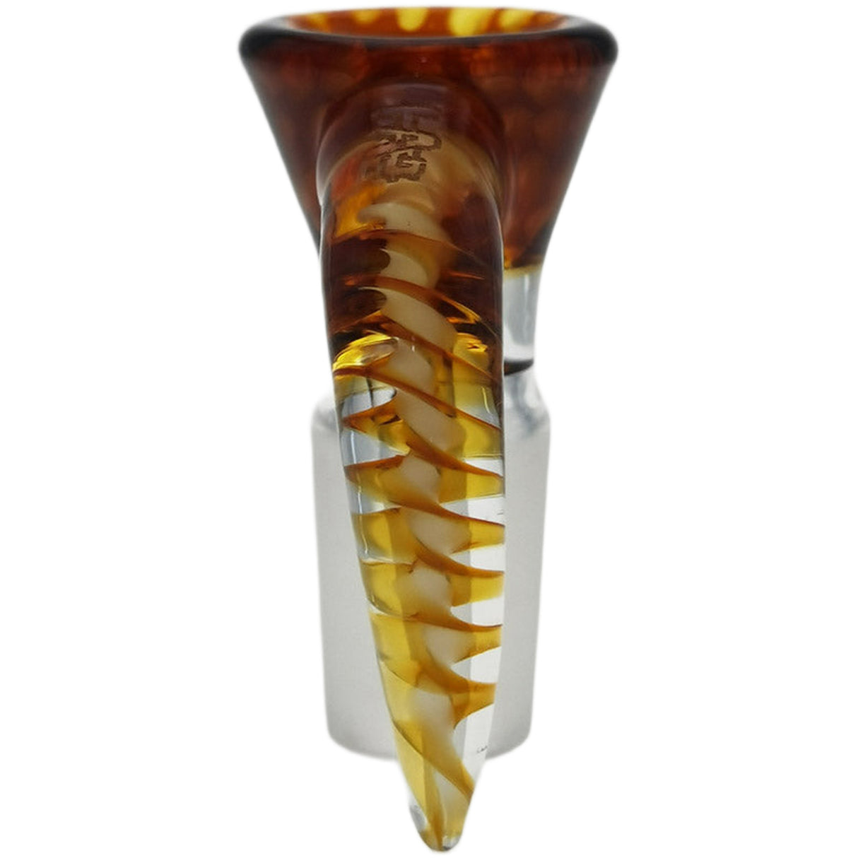 Thick Ass Glass Quartz Horn Handle Slide | 14-19mm Bong Accessory