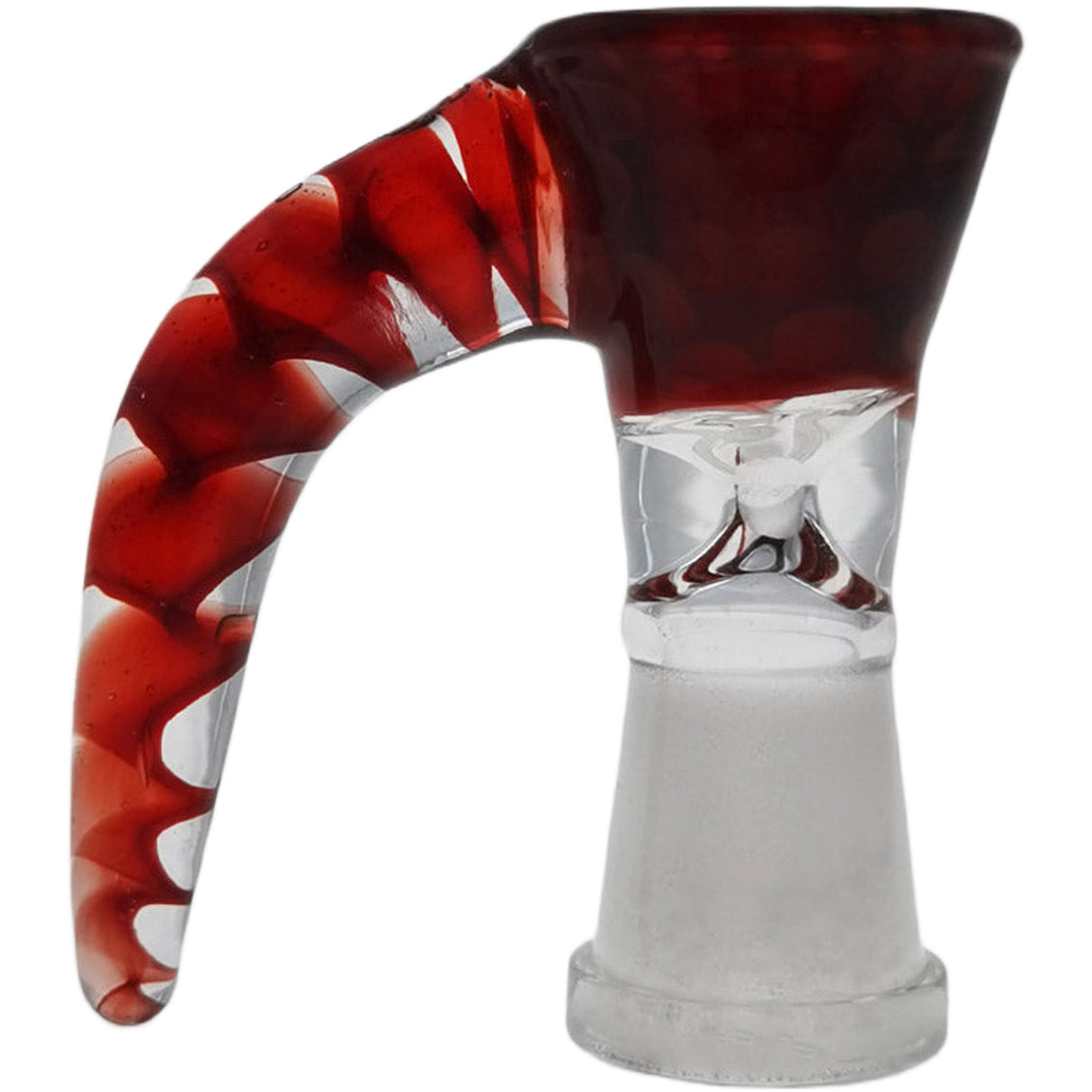 Thick Ass Glass Quartz Horn Handle Slide | 14-19mm Bong Accessory