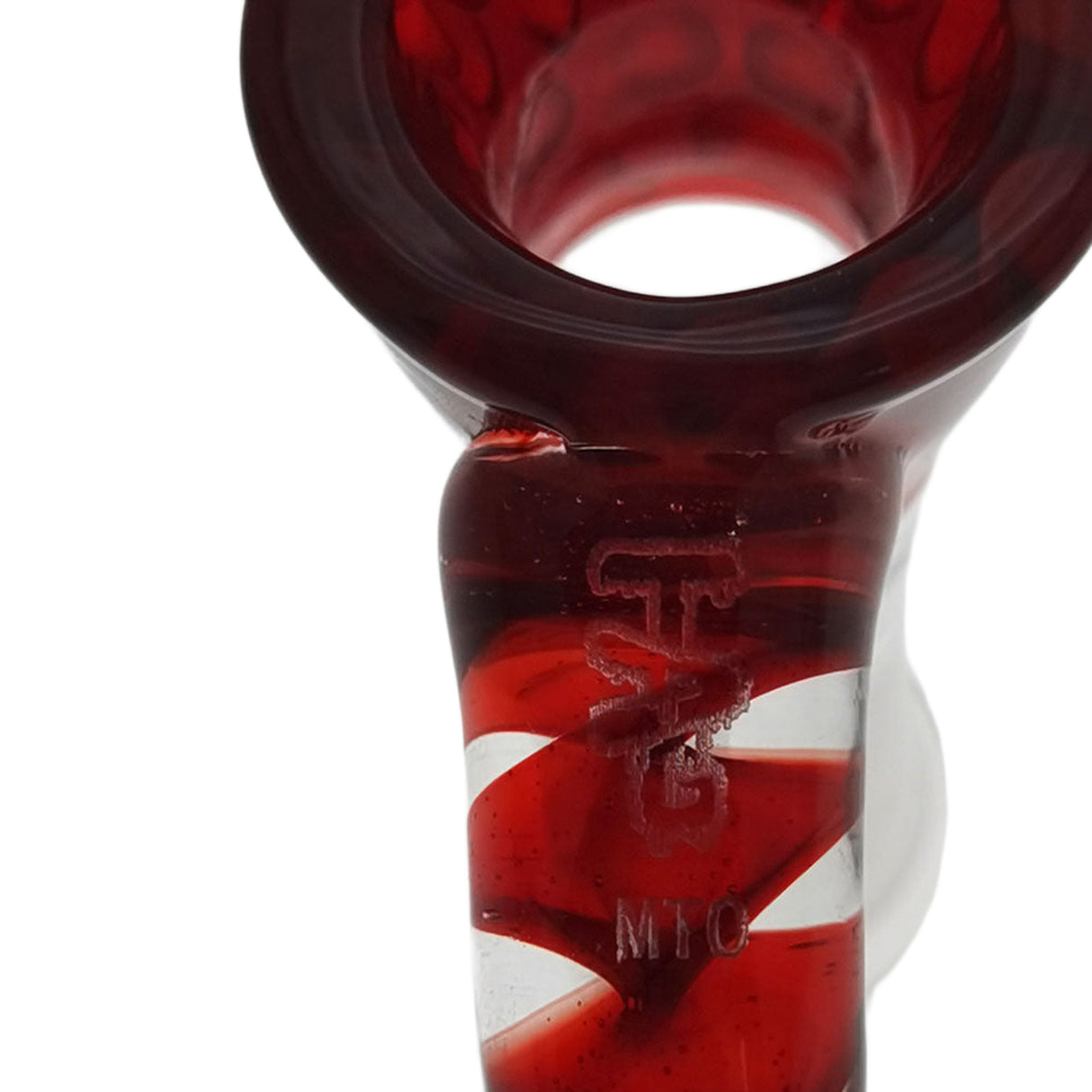 Thick Ass Glass Quartz Horn Handle Slide | 14-19mm Bong Accessory