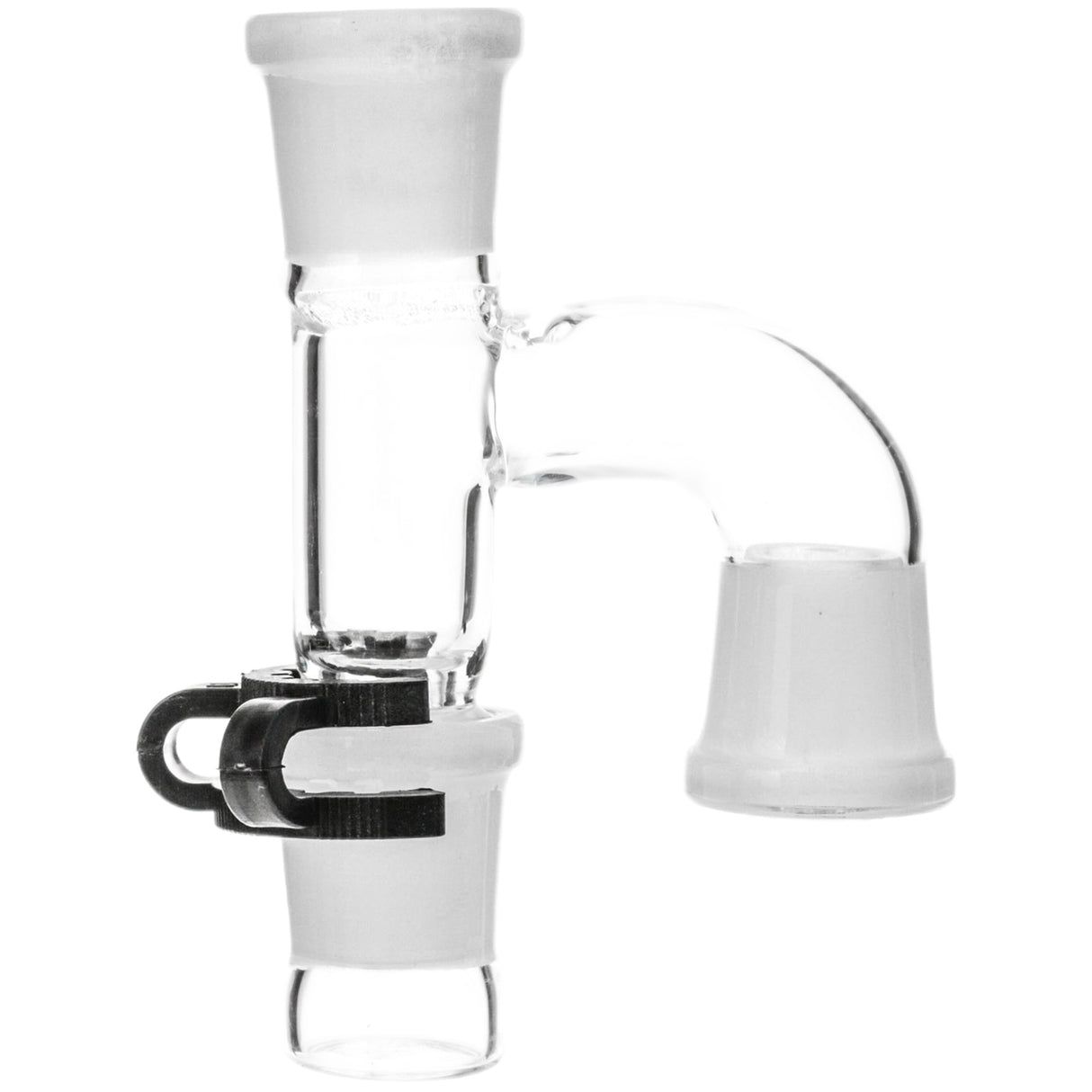 Thick Ass Glass Reclaim Adapter w/ Dish & Keck Clip - 14MM Male to Female