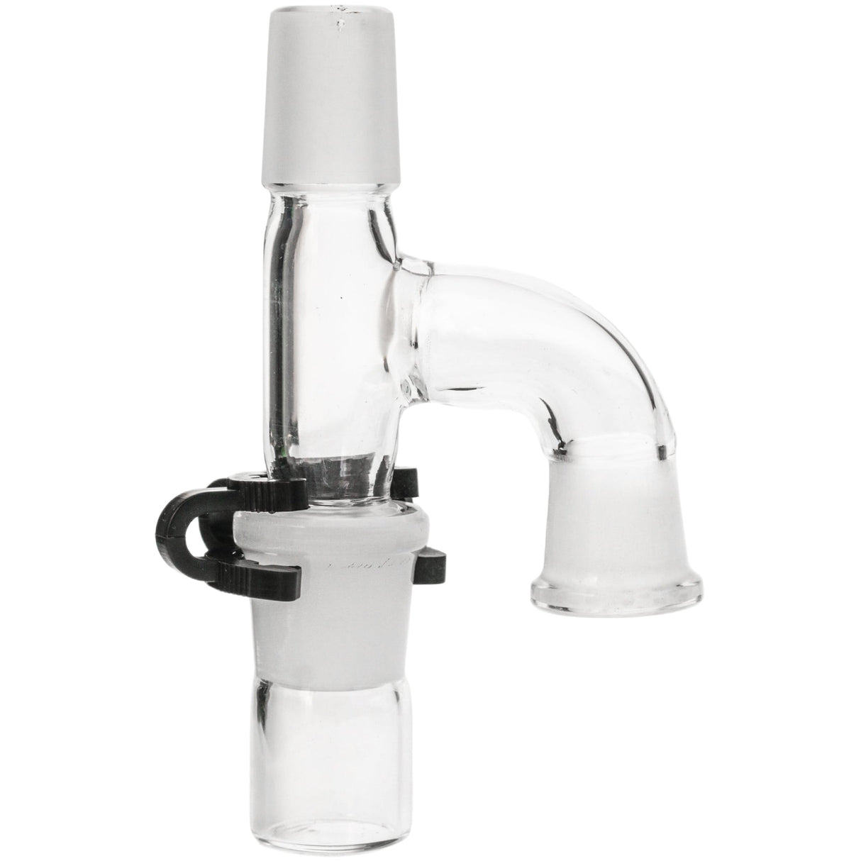 Thick Ass Glass Reclaim Adapter w/ Dish & Keck Clip - 14MM Male to Female