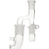 Thick Ass Glass Reclaim Adapter w/ Dish & Keck Clip - 14MM Male to Female