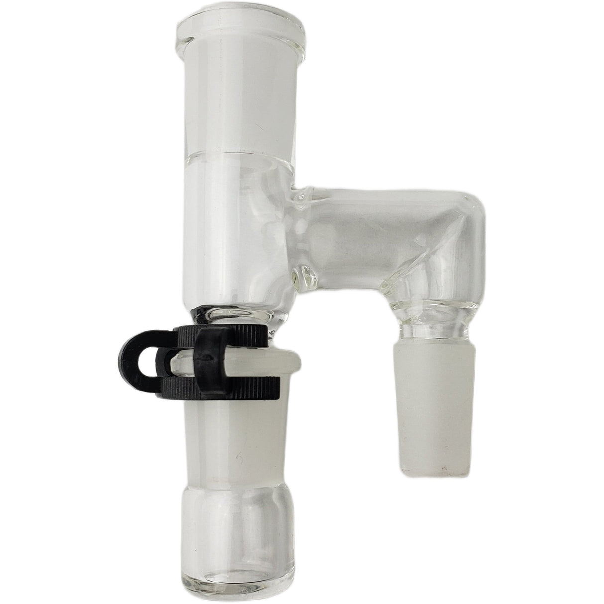 Thick Ass Glass Reclaim Adapter w/ Dish & Keck Clip - 14MM Male to Female