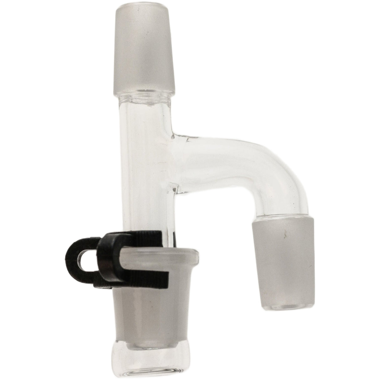 Thick Ass Glass Reclaim Adapter w/ Dish & Keck Clip - 14MM Male to Female