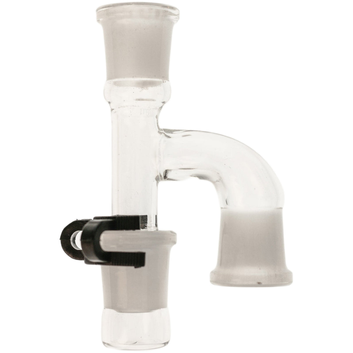 Thick Ass Glass Reclaim Adapter w/ Dish & Keck Clip - 14MM Male to Female