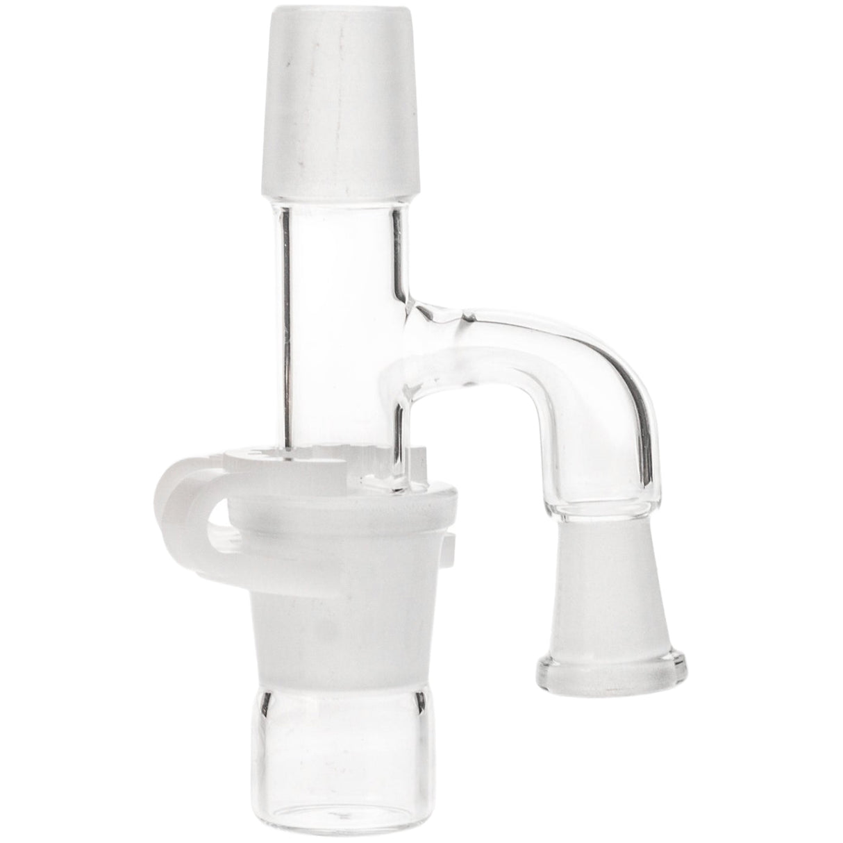 Thick Ass Glass Reclaim Adapter w/ Dish & Keck Clip - 14MM Male to Female