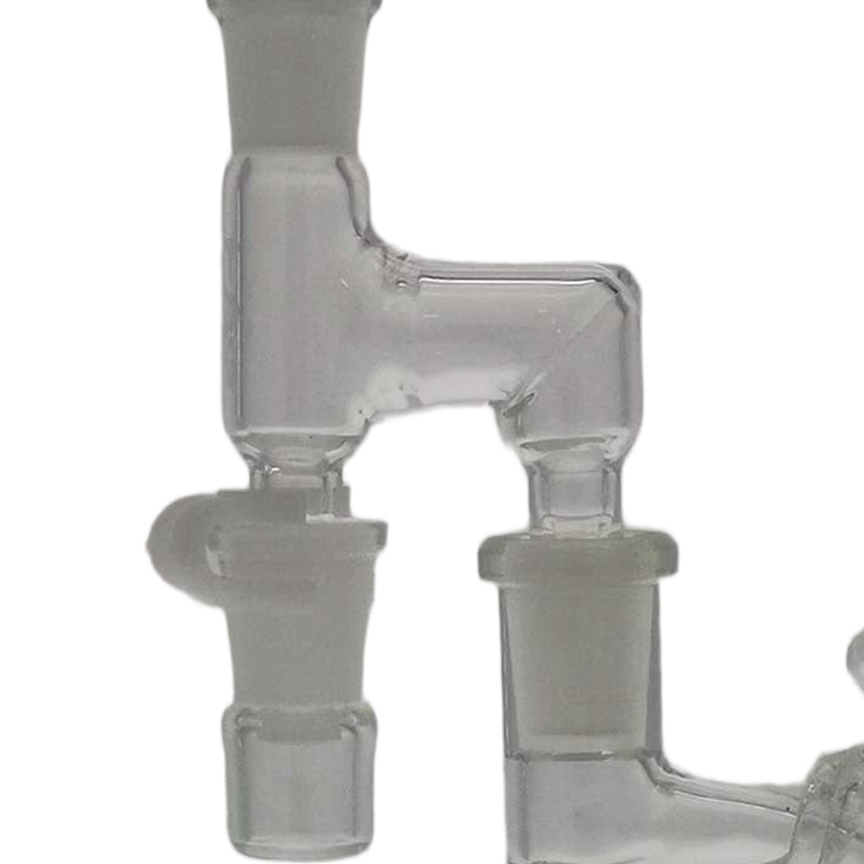 Thick Ass Glass Reclaim Adapter w/ Dish & Keck Clip - 14MM Male to Female