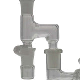 Thick Ass Glass Reclaim Adapter w/ Dish & Keck Clip - 14MM Male to Female