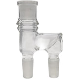 Thick Ass Glass Reclaim Adapter w/ Dish & Keck Clip - 14MM Male to Female