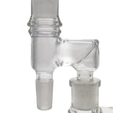 Thick Ass Glass Reclaim Adapter w/ Dish & Keck Clip - 14MM Male to Female