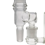 Thick Ass Glass Reclaim Adapter w/ Dish & Keck Clip - 14MM Male to Female