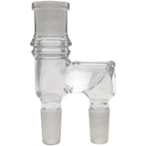 Thick Ass Glass Reclaim Adapter w/ Dish & Keck Clip - 14MM Male to Female