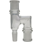 Thick Ass Glass Reclaim Adapter w/ Dish & Keck Clip - 14MM Male to Female
