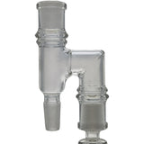 Thick Ass Glass Reclaim Adapter w/ Dish & Keck Clip - 14MM Male to Female