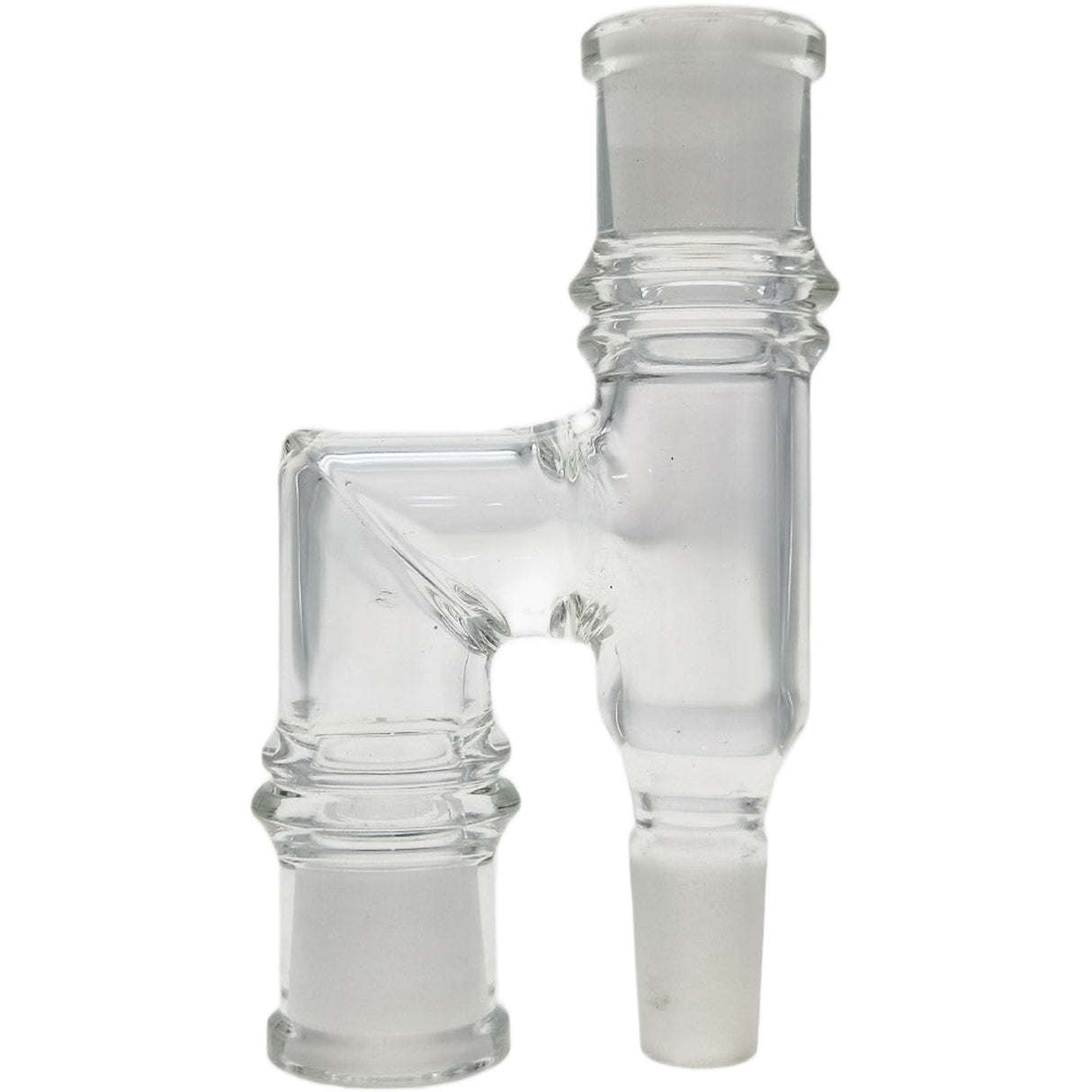 Thick Ass Glass Reclaim Adapter w/ Dish & Keck Clip - 14MM Male to Female