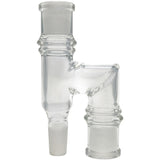Thick Ass Glass Reclaim Adapter w/ Dish & Keck Clip - 14MM Male to Female