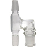 Thick Ass Glass Reclaim Adapter w/ Dish & Keck Clip - 14MM Male to Female