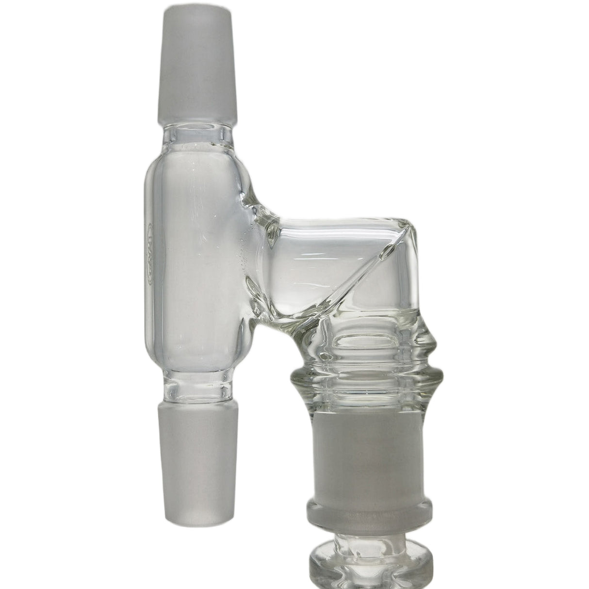 Thick Ass Glass Reclaim Adapter w/ Dish & Keck Clip - 14MM Male to Female