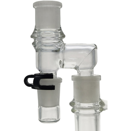 Thick Ass Glass Reclaim Adapter w/ Dish & Keck Clip - 14MM Male to Female