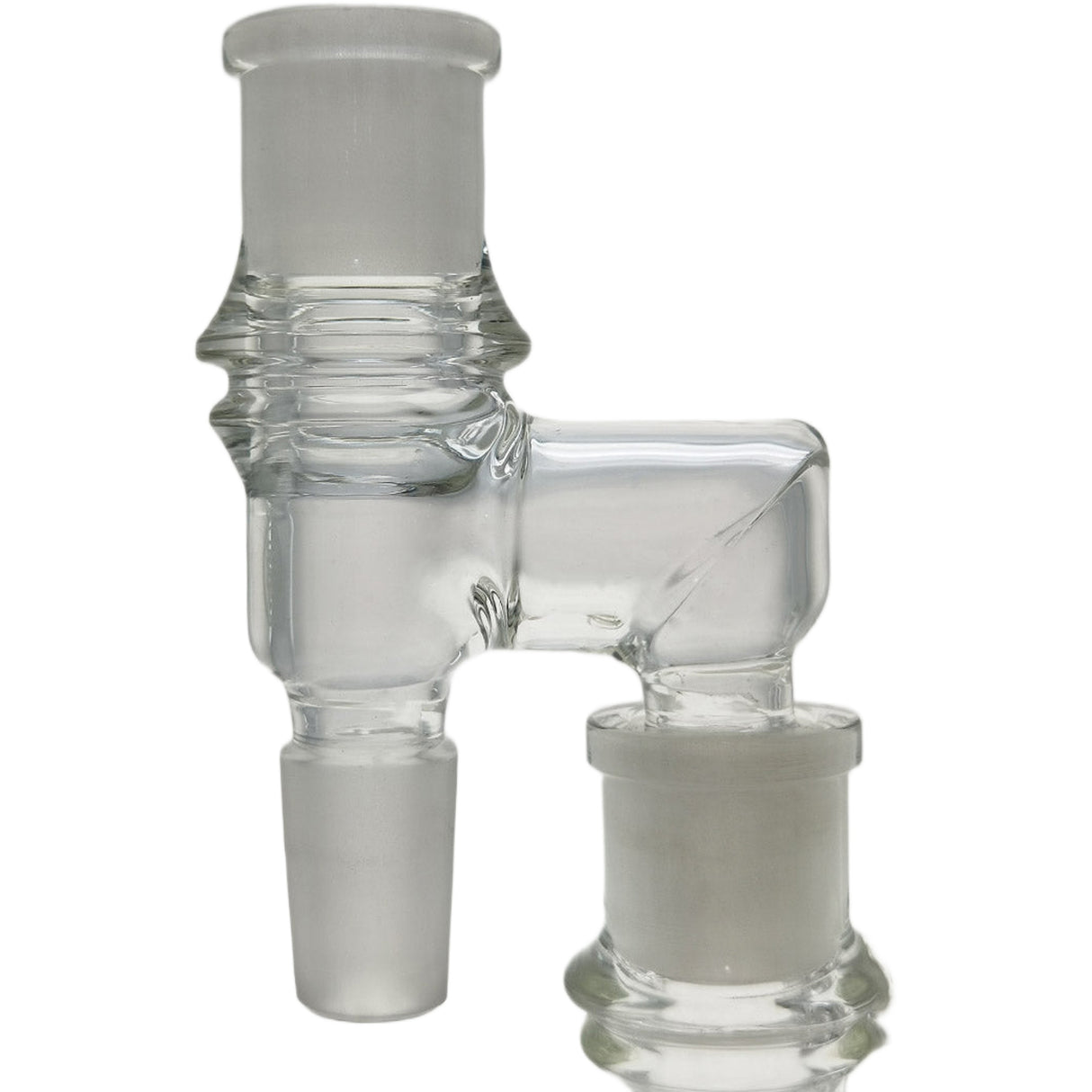 Thick Ass Glass Reclaim Adapter w/ Dish & Keck Clip - 14MM Male to Female