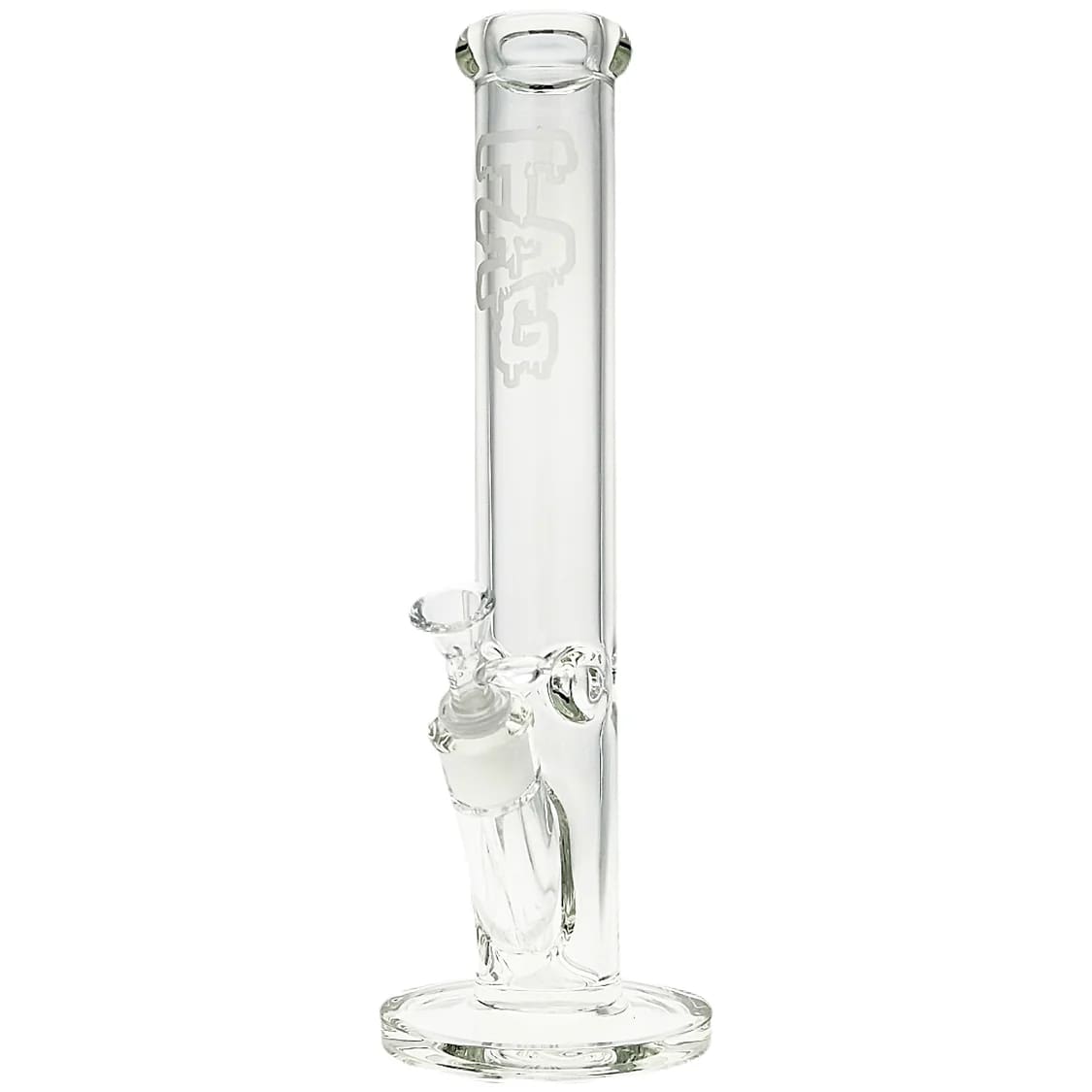 Thick Ass Glass 14" Durable Straight Tube Bong 50x9MM with 18/14MM Downstem